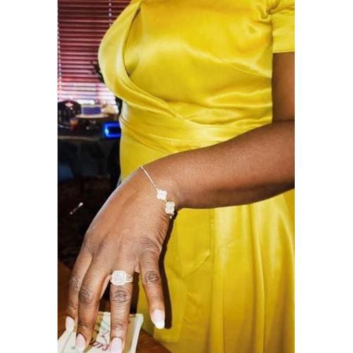 Look at that ring! He did good!