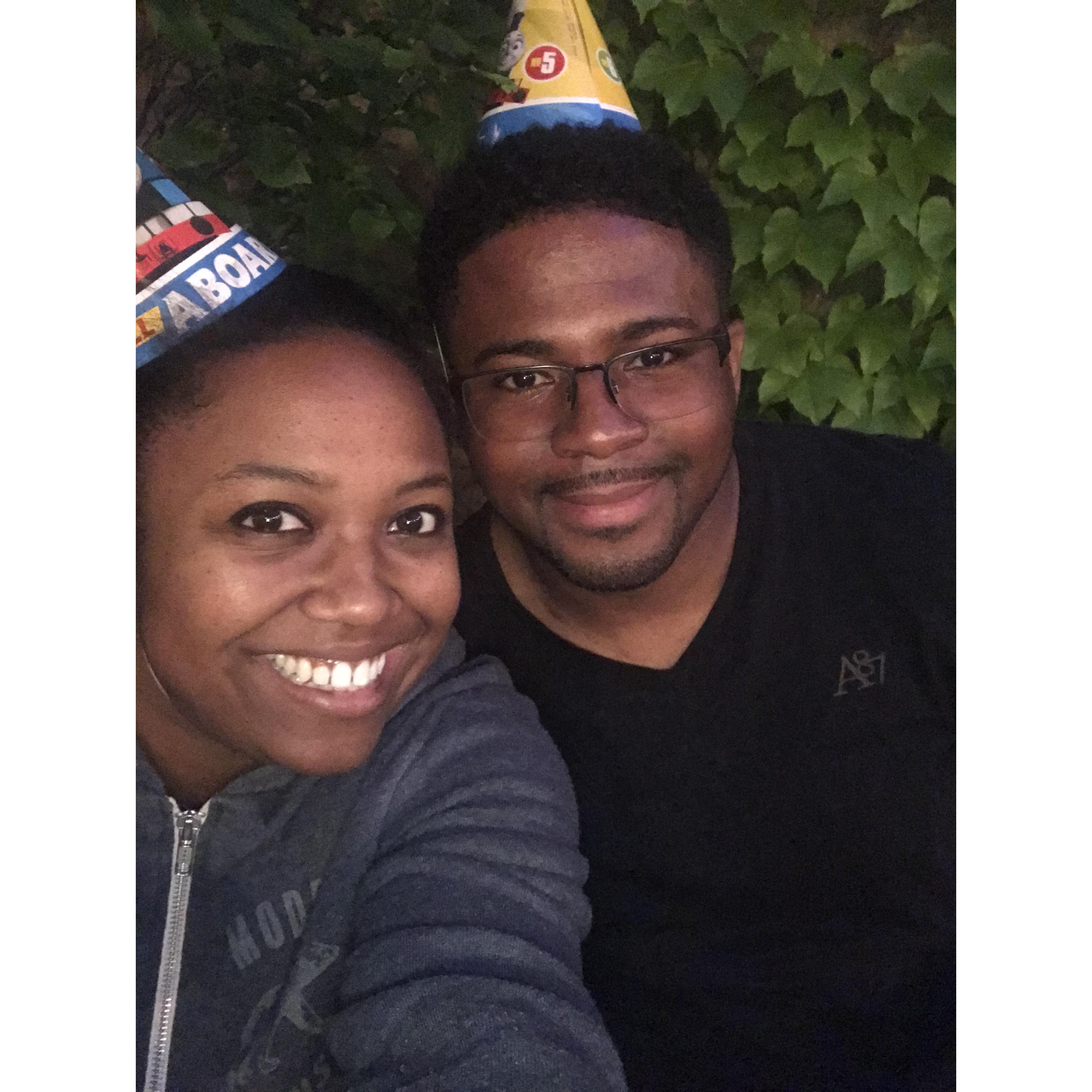 Our first trip to New York together for Pat's debaucherous birthday, LOL!