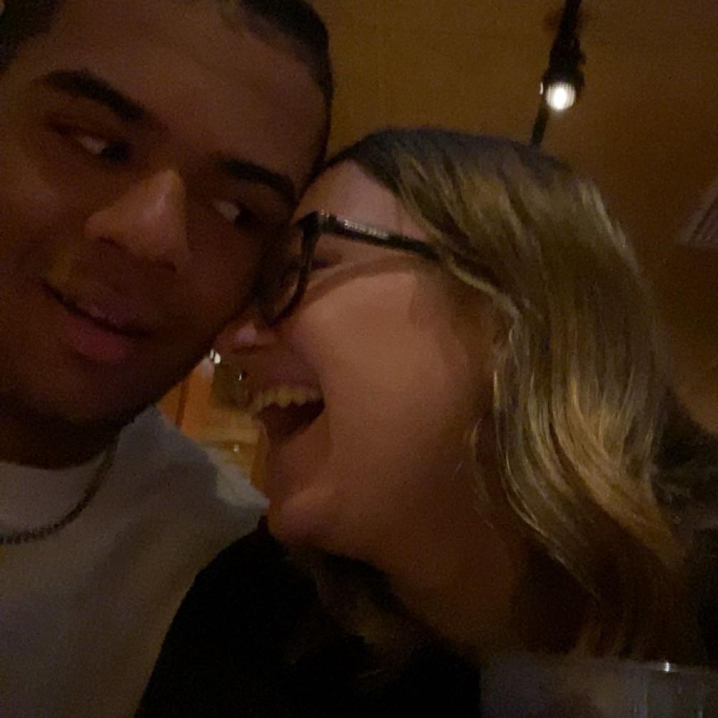Always being goofy, we tried to take a serious one right before this lol!