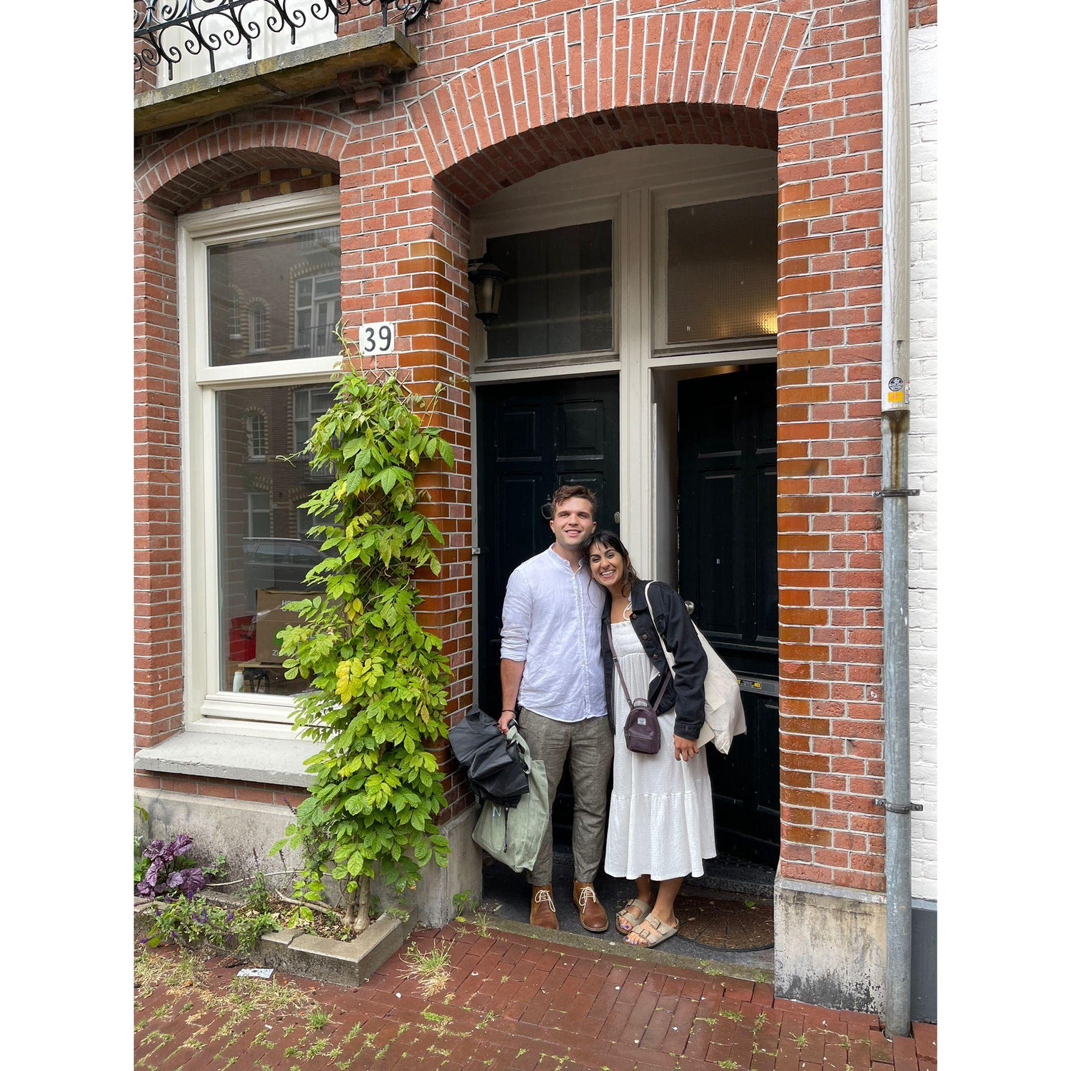 Our first ever apartment together, in Amsterdam