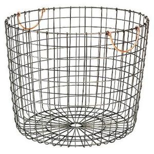 Extra Large Round Wire Decorative Storage Bin with Copper Handles - Threshold™