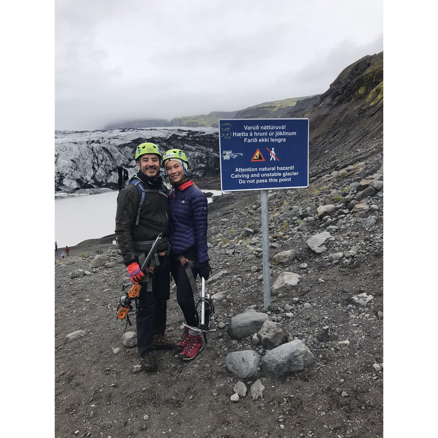 Hiking a glacier in Iceland - one of our favorite trips!