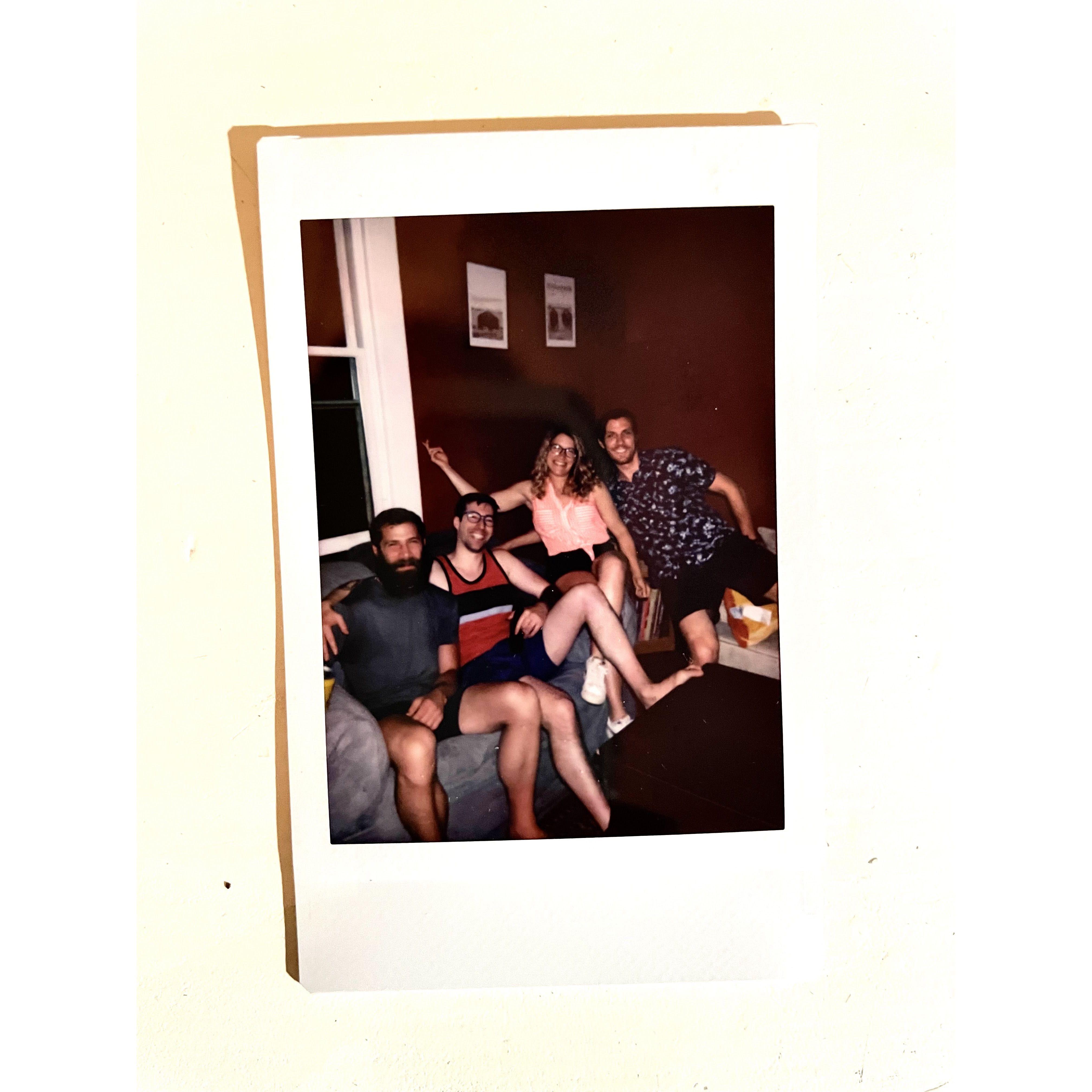 The first photo taken of us, Kurtis had just moved into Webster