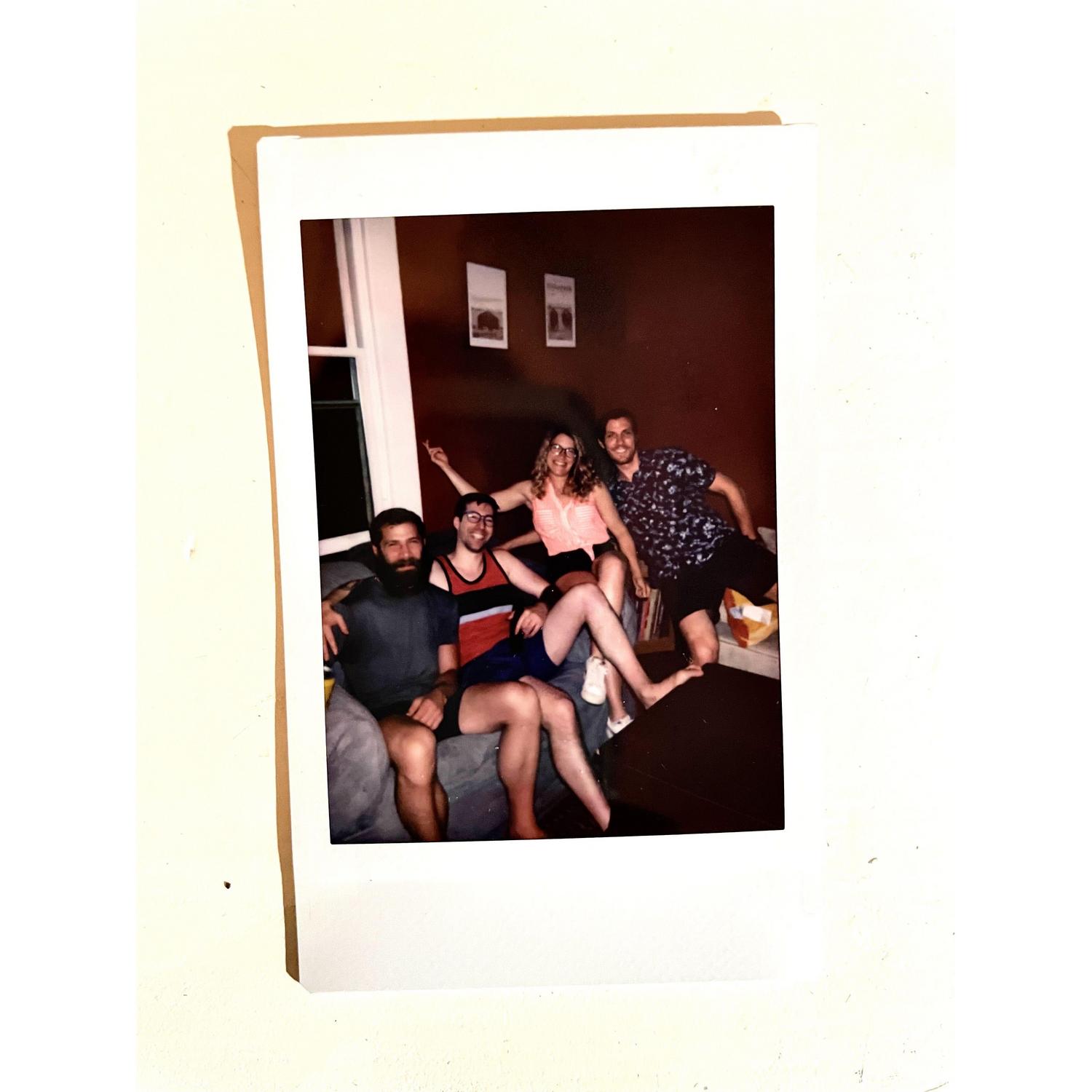 The first photo taken of us, Kurtis had just moved into Webster