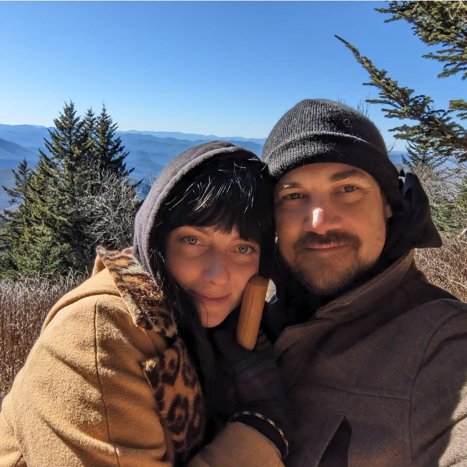 On one of our favorite hikes in the Blue Ridge Mountains, Richland Balsam