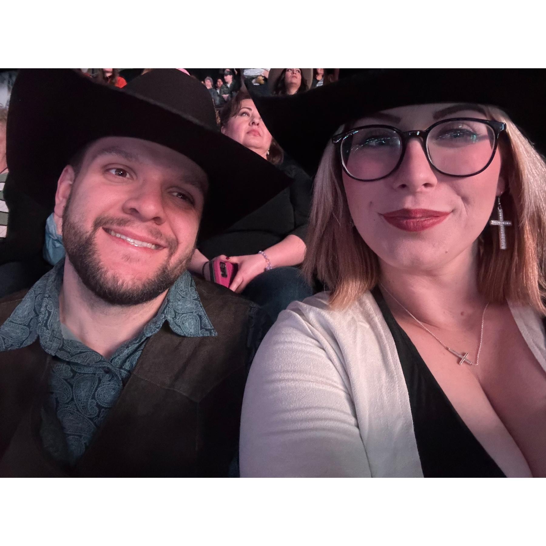 George strait concert, the day Justin proposed. 12/7/24