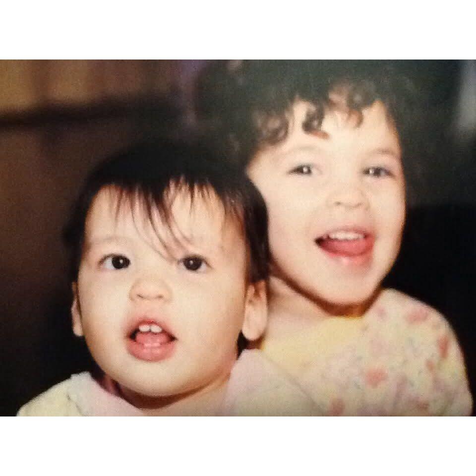 Baby Nataly (left) with her Sister Nayrim (right)