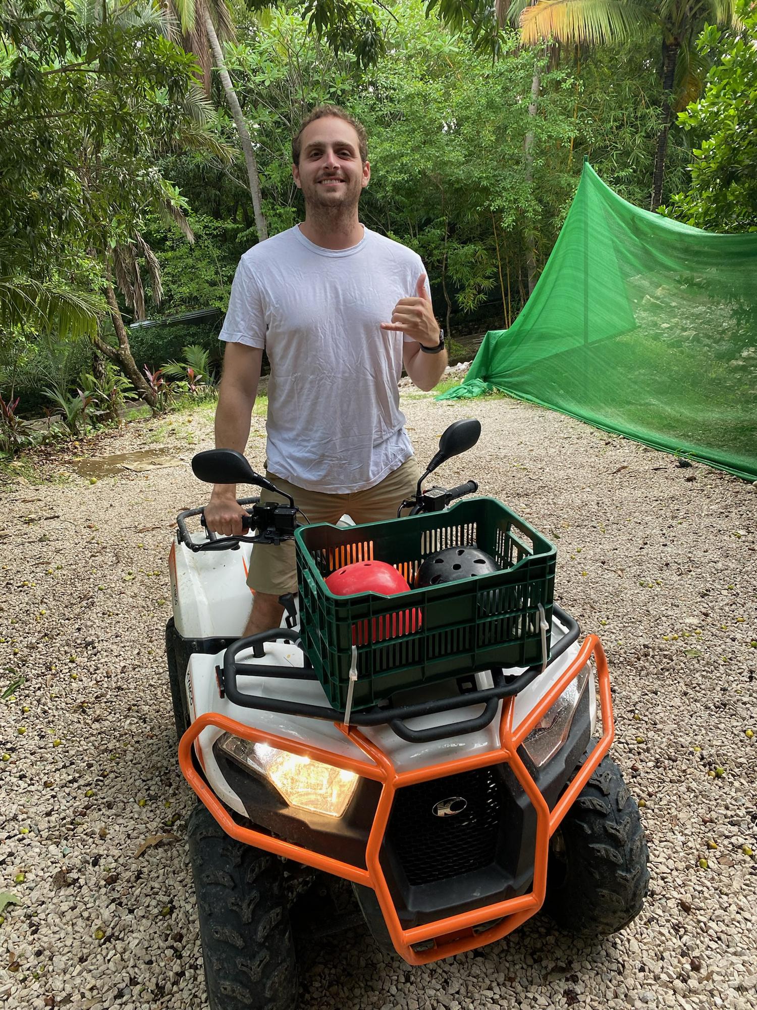 2022: Our main mode of transportation in Nosara, Costa Rica