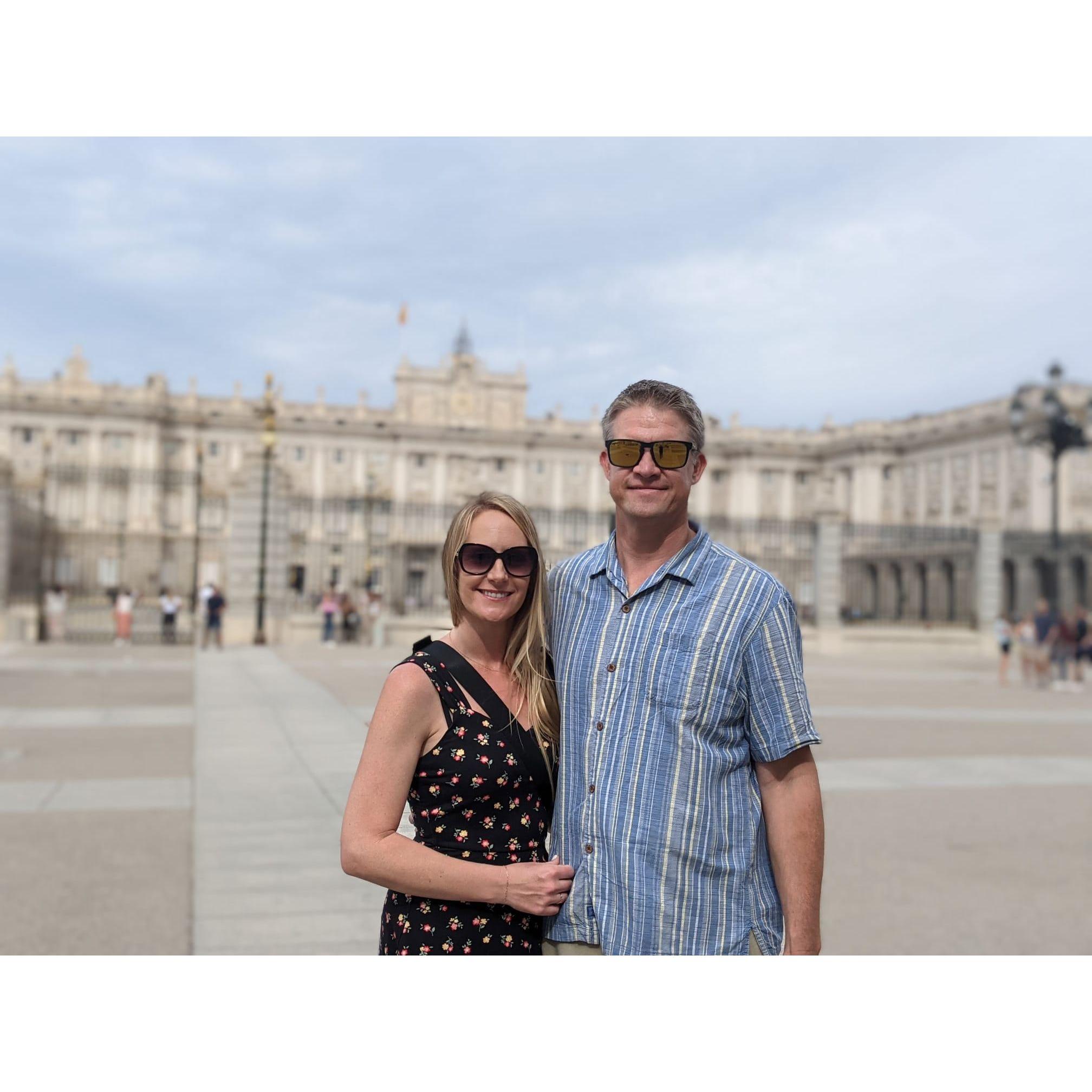 Our first time in Europe together touring Spain in 2023