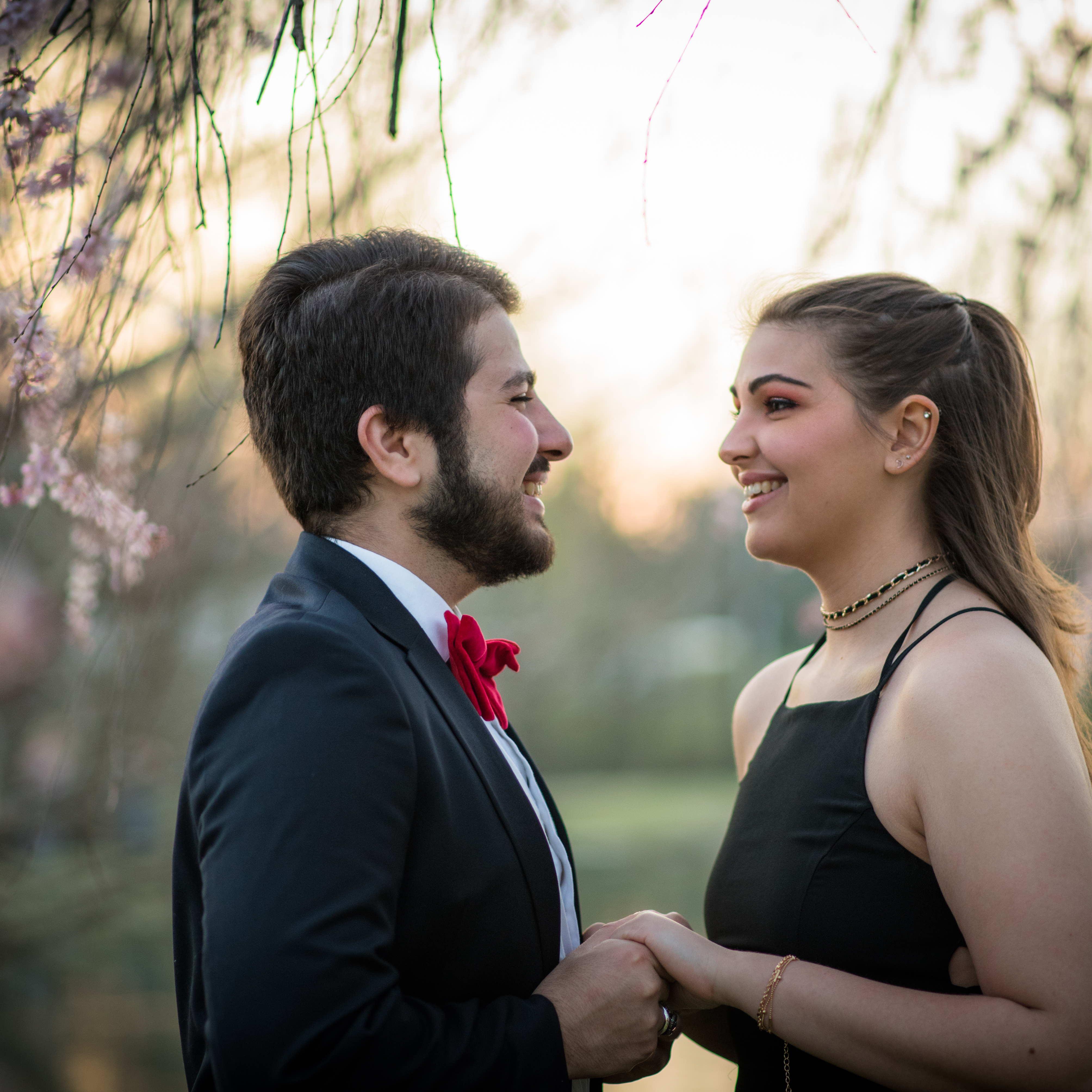 One of our favorite photos; taken the night of the VT Ring Dance