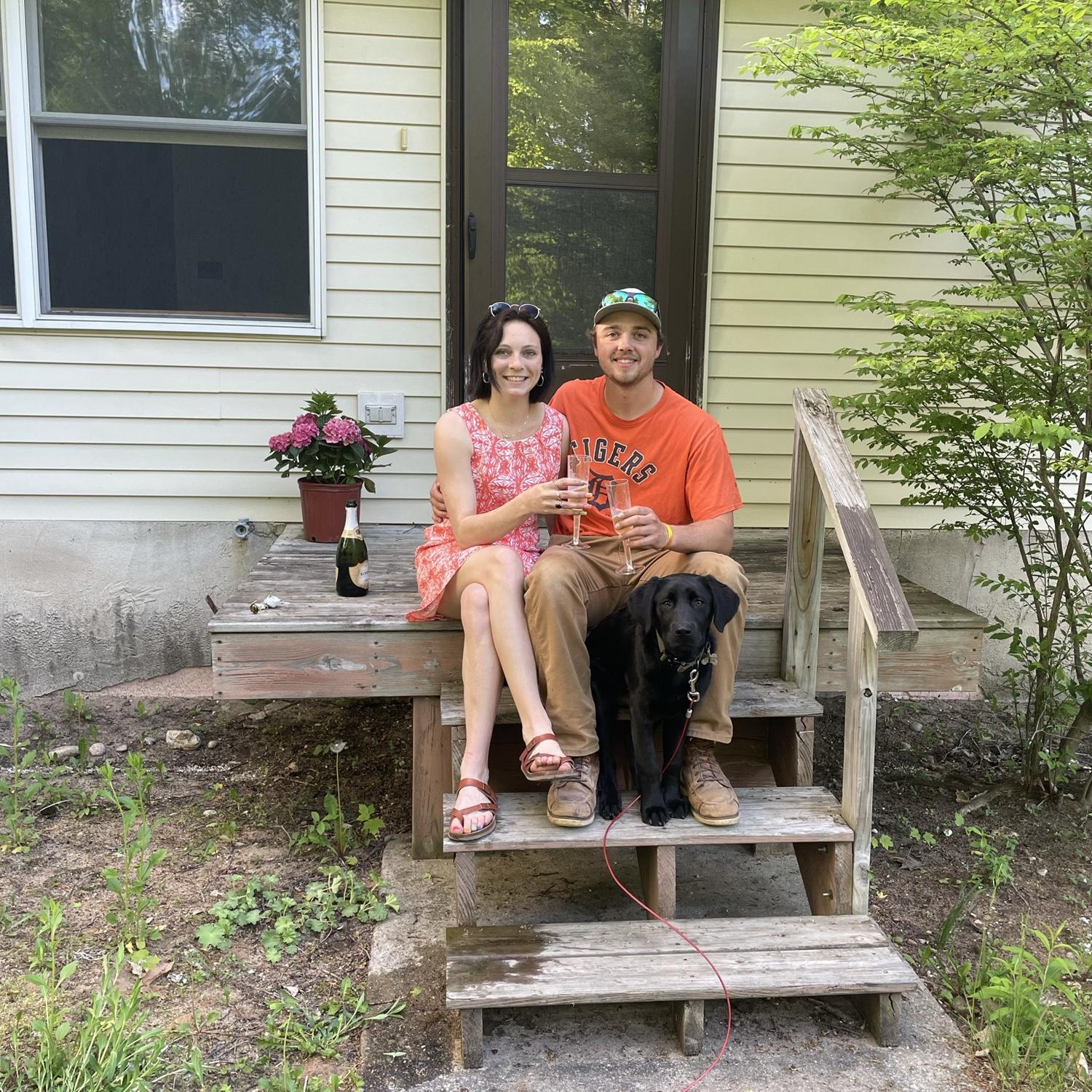 Cheers to our first home.
Alanson, MI.
5/24/2021