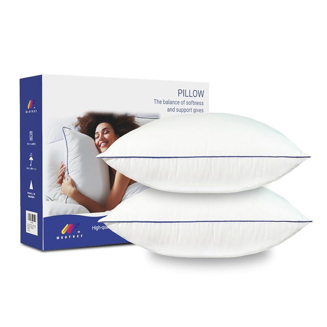 Wuuyuef 18x18 Pillow Inserts Set of 2 – Soft Hypoallergenic Square Pillow Inserts, Oeko-TEX Certified Virgin Fiber Filling, Machine Washable