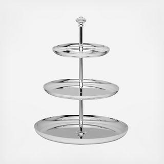 Albi Silver Plated 3-Tier Server