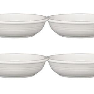 White Set of 4 Classic Rim 8 3/8-Inch 34OZ Pasta Bowls