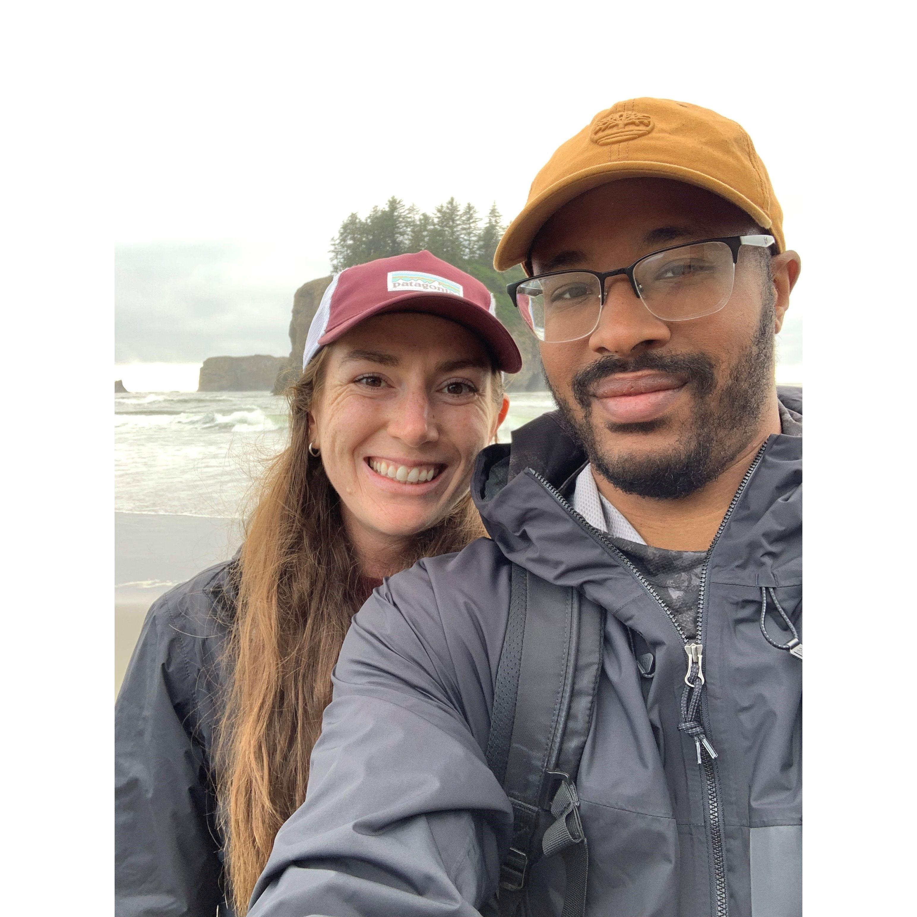 Our first trip together through Olympic National Park to celebrate our Birthdays