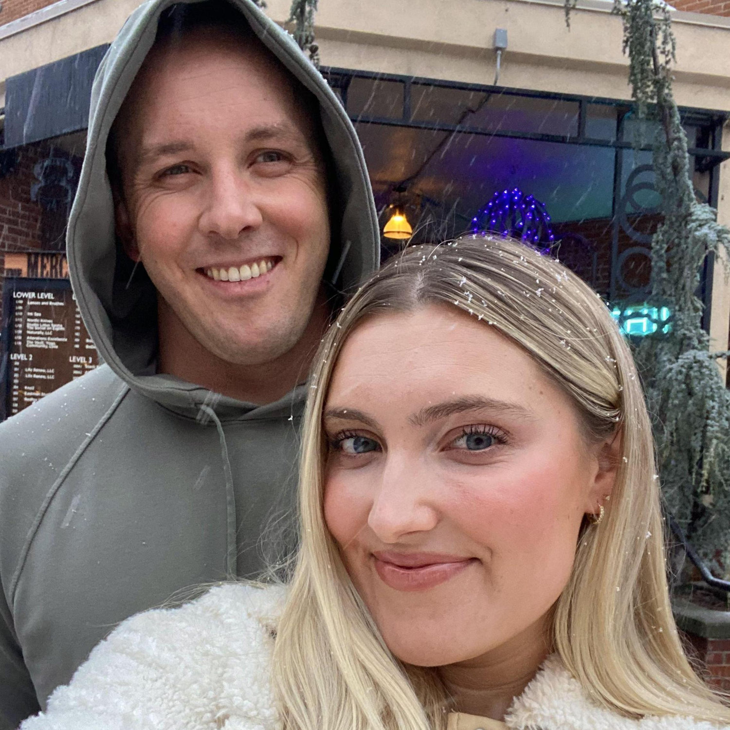 Valentine's Day in the snow!