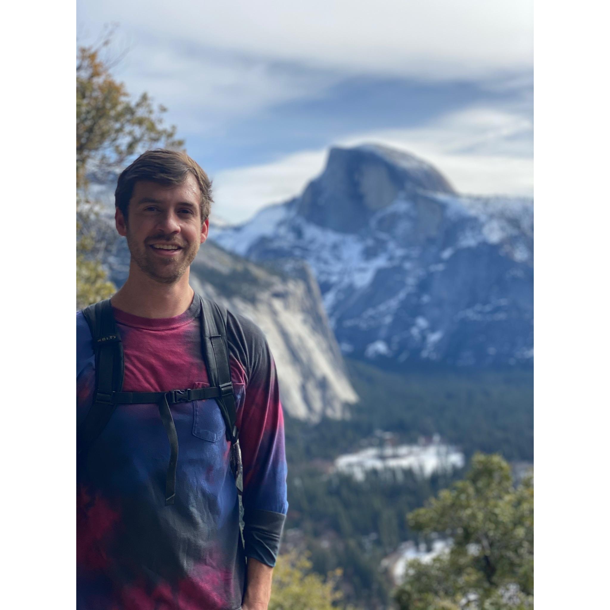 Matt's first trip to Yosemite