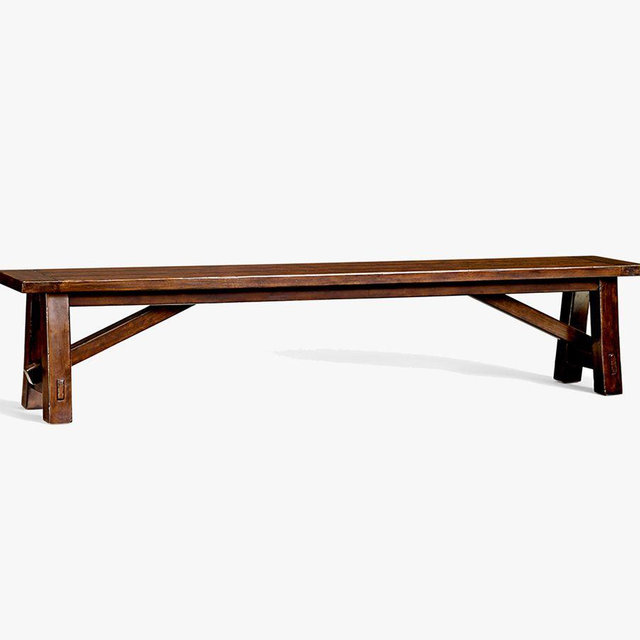 Toscana Dining Bench, 88.5"L x 14"W, Tuscan Chestnut