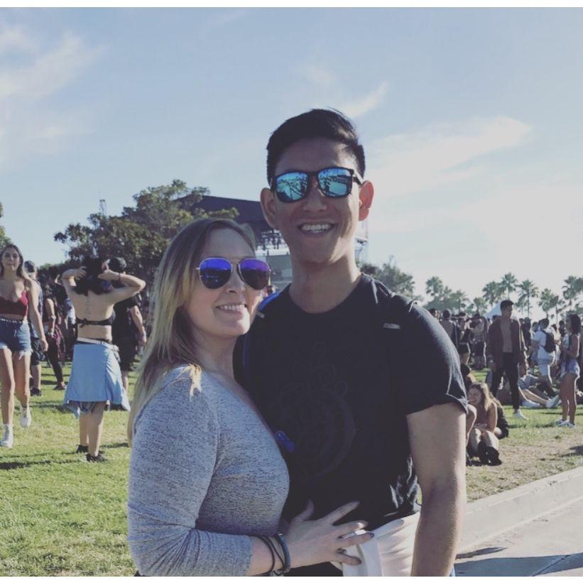 Gary and Christina's 1st EDM festival and the 1st time Gary sang to Christina