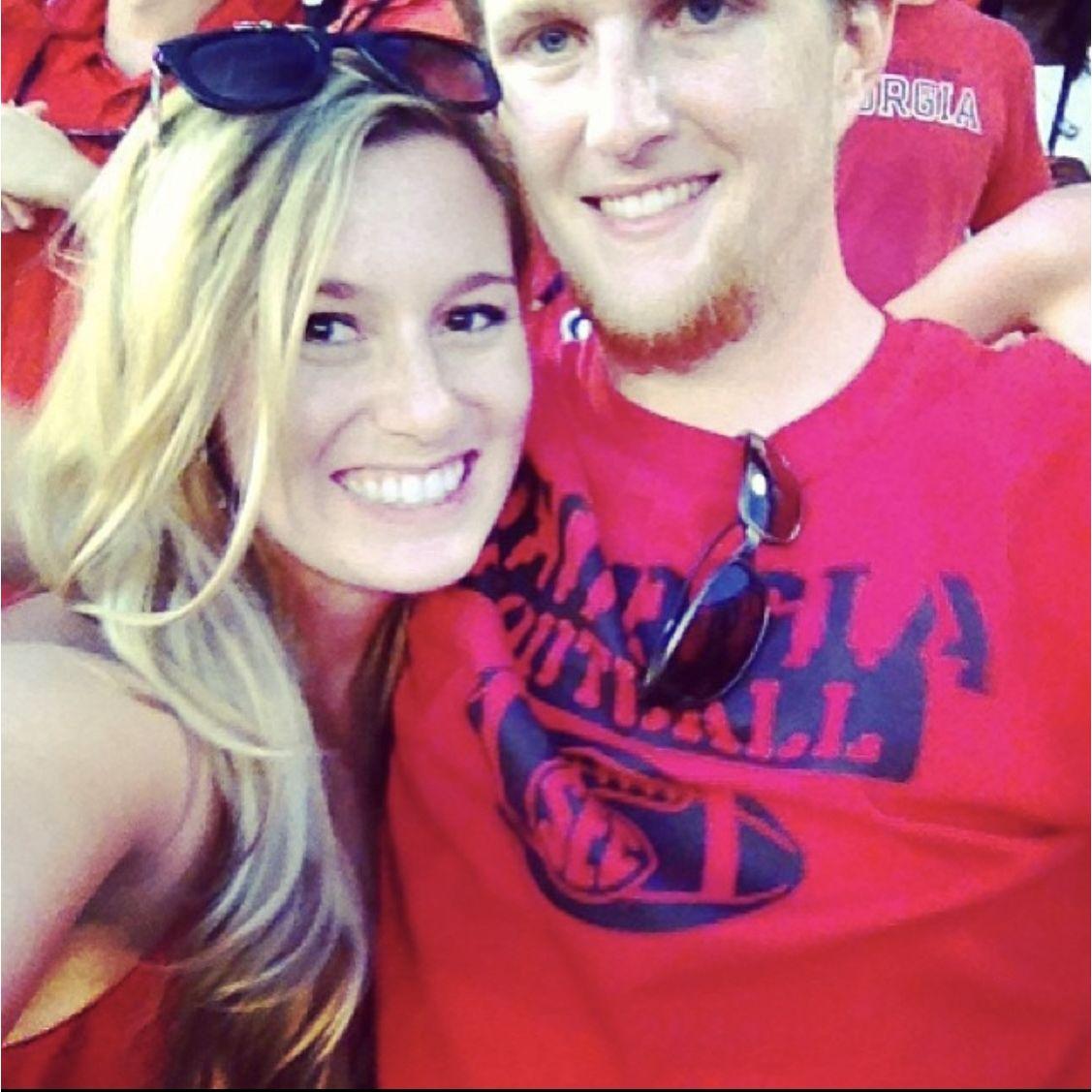 Our first Georgia game together in 2013.