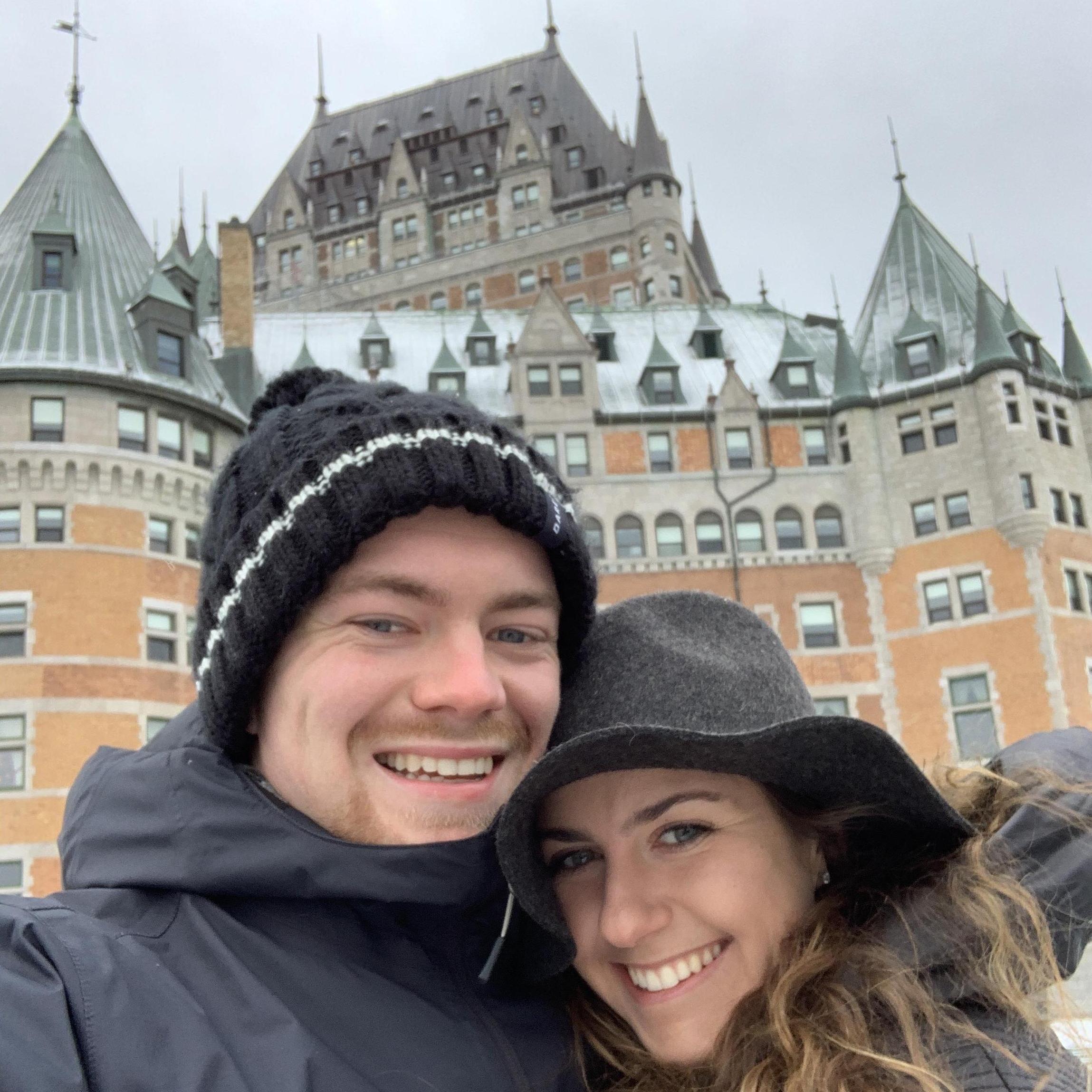Quebec City, Canada

12/15/2019

Fairmont Le Château Frontenac, a famous hotel in the quaint French Canadian city of Quebec. Ryan didn't bring a proper coat and was freezing, will he ever learn?