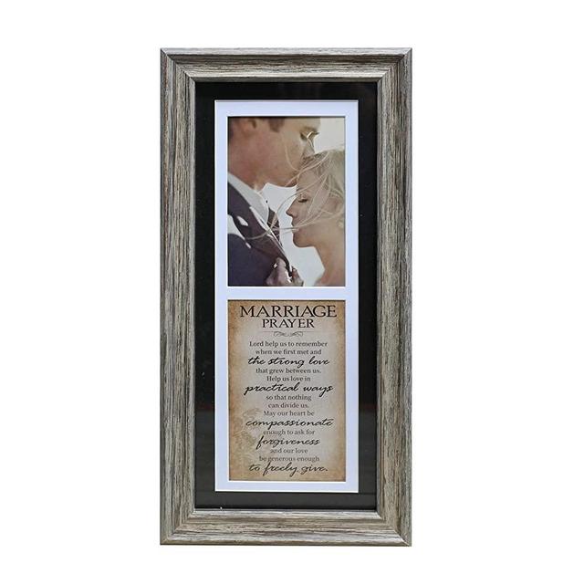 Marriage Frame, Rustic Wood Framed Wall Art, Unique Wedding Gifts, Bridal Shower Gifts and Engagement Gifts for Couple, Bride, Husband and Wife - Newlywed Gifts