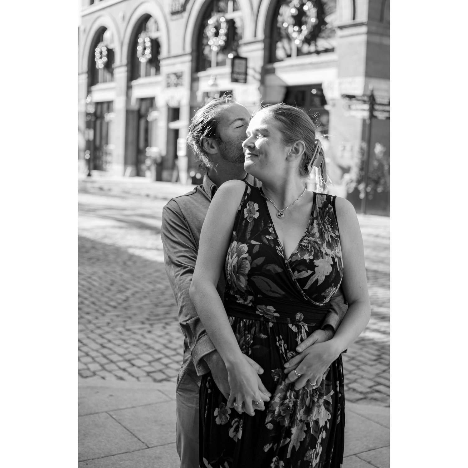 Engagement shoot in Lowell, MA
