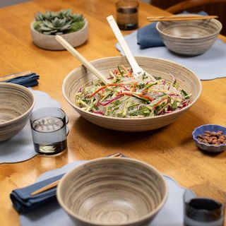 Lexa Bamboo 6-Piece Salad Serving Set