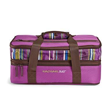 Rachael Ray Expandable Lasagna Lugger, Purple