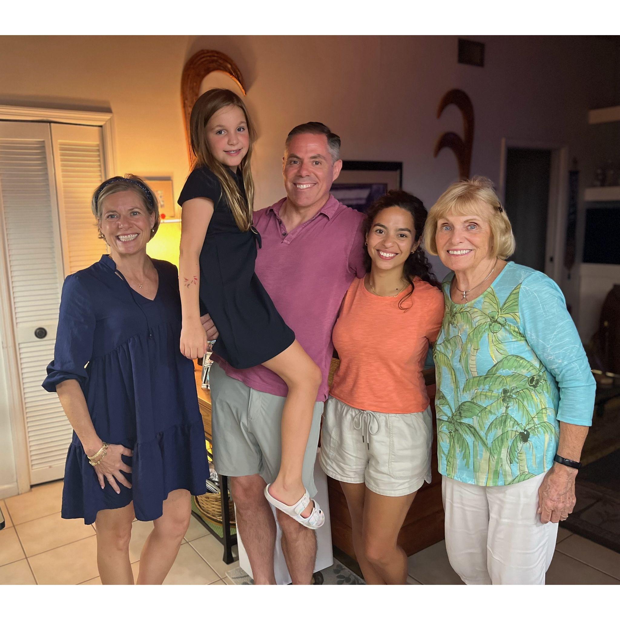 Meeting Chris's family.