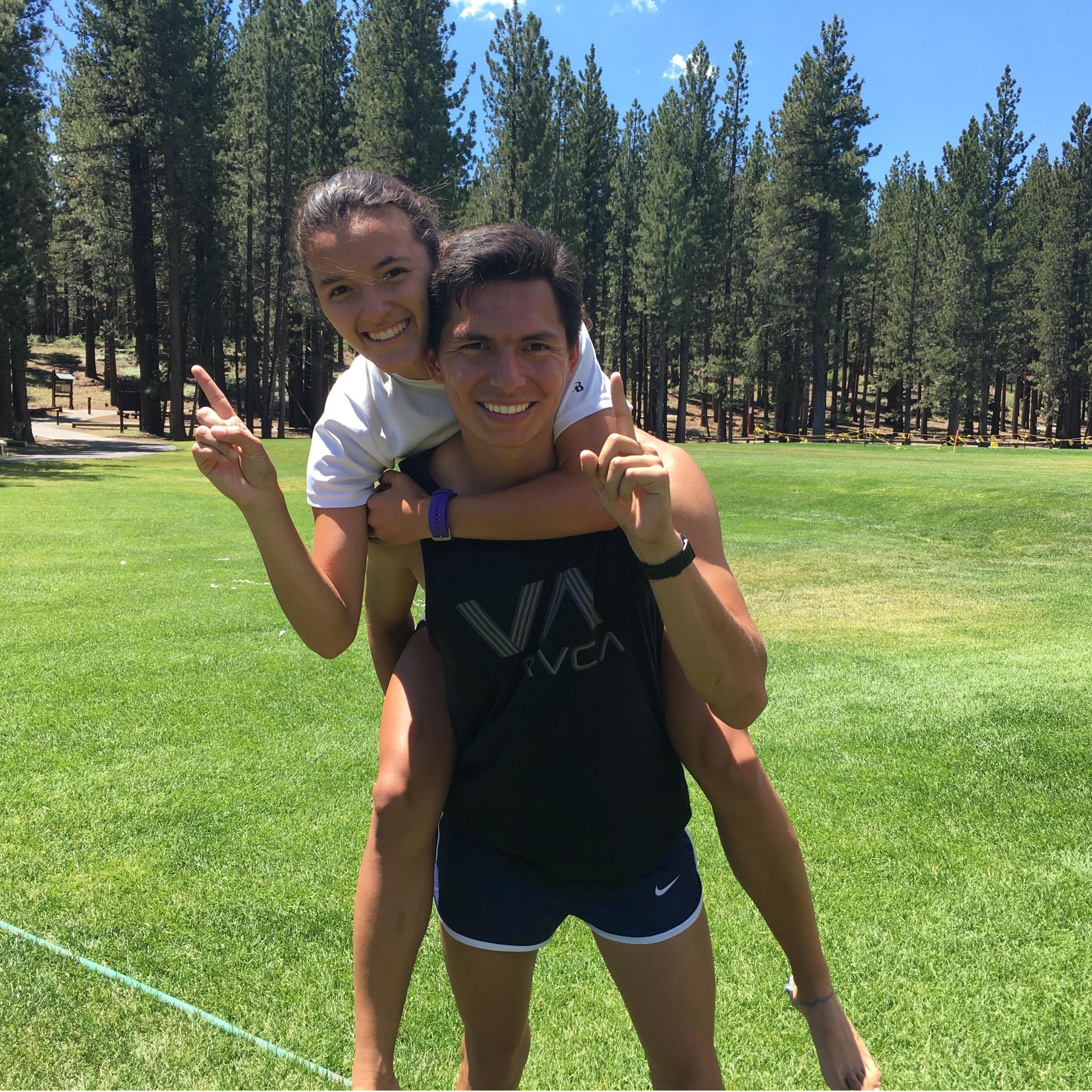 Raced 4 legs of a race by ourselves and won!
Mammoth, CA
July 2017