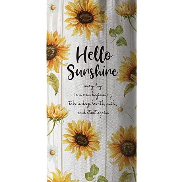 Hglian Grocery Plastic Bag Holder and Dispenser Wall Mount Plastic Bags Organizer，Garbage Shopping Trash bags Storage Carrier, Cute Sunflower Home Kitchen Decor,Gifts for Mom Wife Grandma