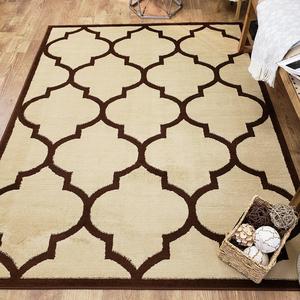 Maxy Home Pasha Moroccan Trellis Cream 7 ft. 10 in. x 10 ft. 6 in. Area Rug