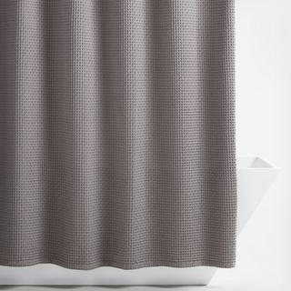 Organic Cotton Waffle Shower Curtain