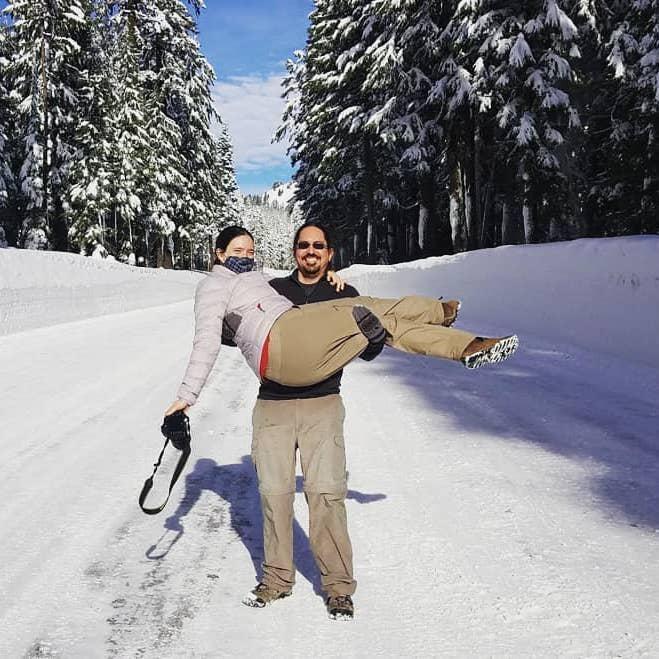 Snow adventures in Crater Lake, OR!