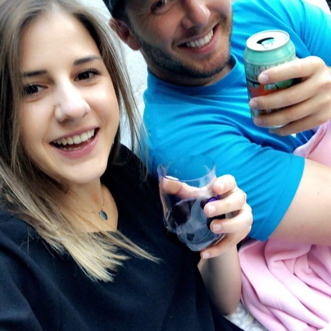 Our first photo together, after Julia politely declined a date - June 2018