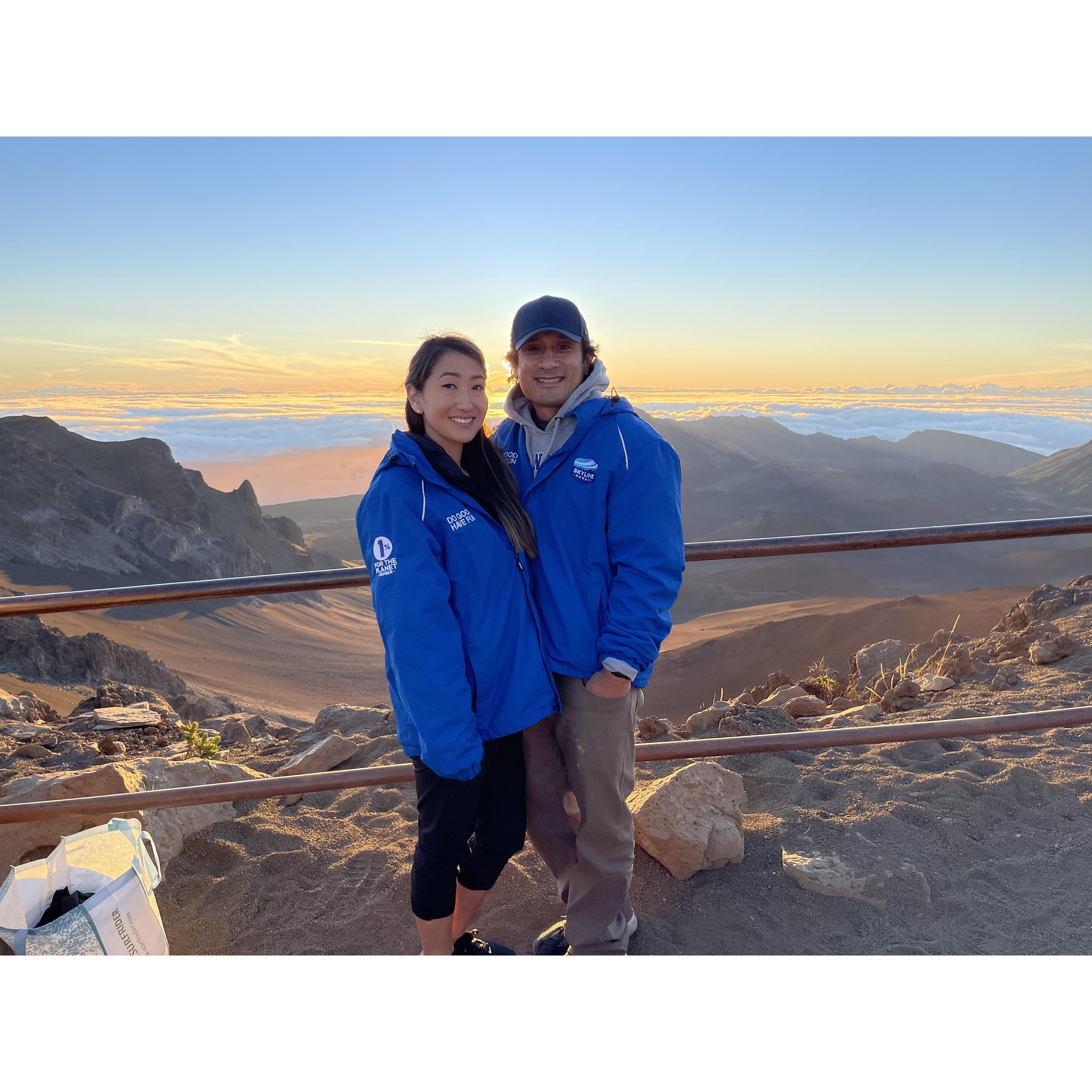 Early mornings to catch the Haleakala sunrise