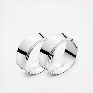 Pyramid Napkin Ring, Set of 2