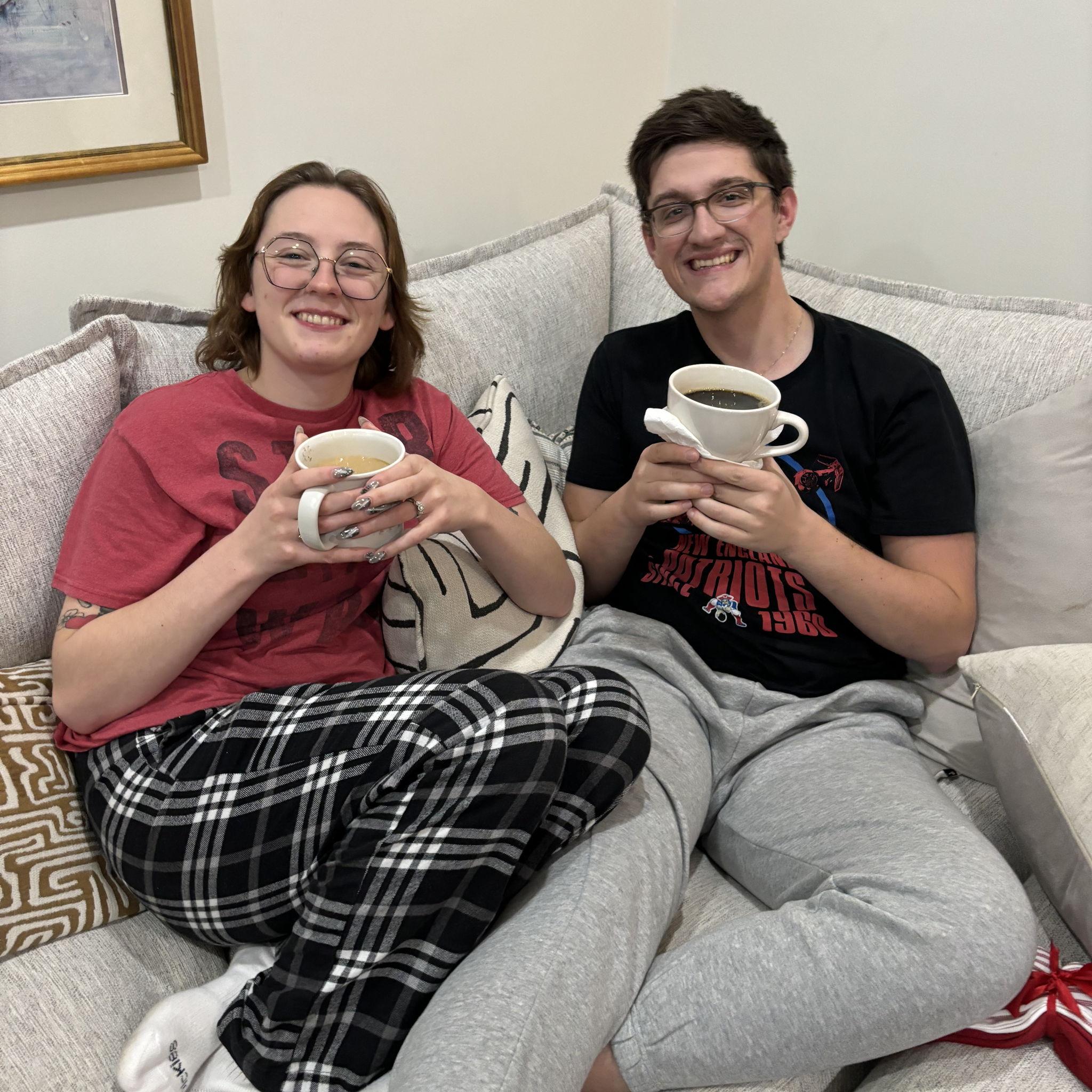 December 2024--Our first Christmas after getting engaged!