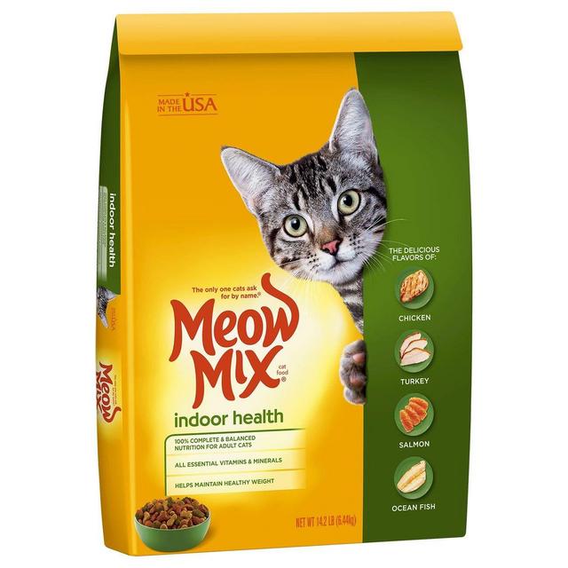 Meow Mix Dry Cat Food Indoor Health