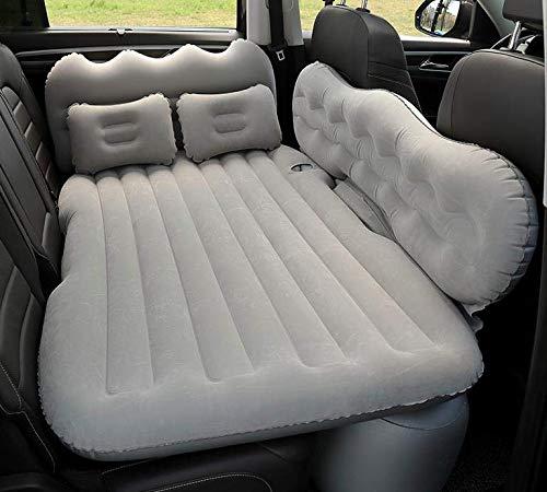 TOPHORT Bed Car Mattress Car Sleeping Bed Camping Mattress Travel Inflatable Mattress Bed Large Size (Gray)