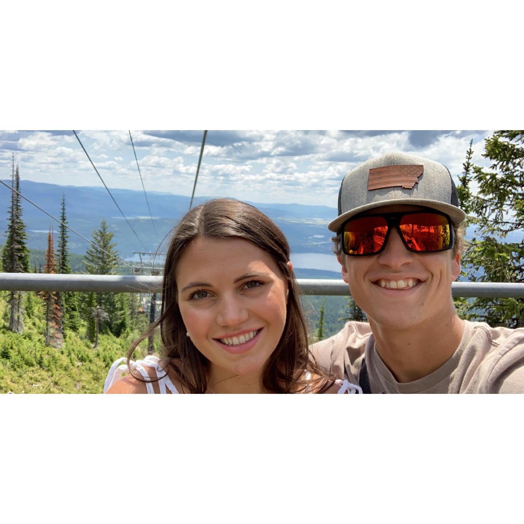 Summer ride up Chair 1