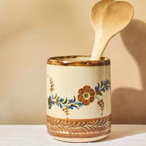 Tonalá Utensil Crock (Brown)