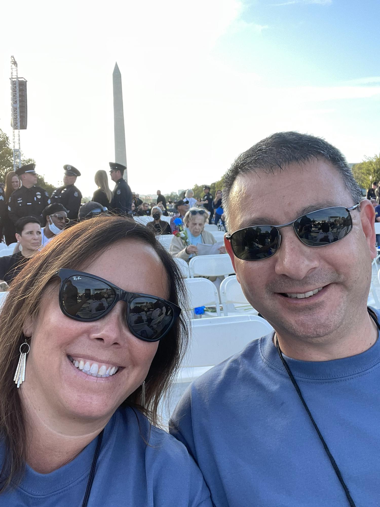 Candlelight vigil during National Police Week in Washington DC.
