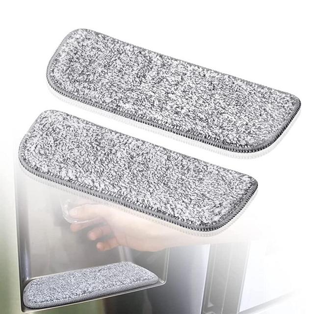 Magicfour 2 Pack Refrigerator Water Catcher, Absorbent Water Drip Catcher for Fridge Water Dispenser, Reusable Leak Catcher for Water Dispenser Tray, Grey, 2 Sizes