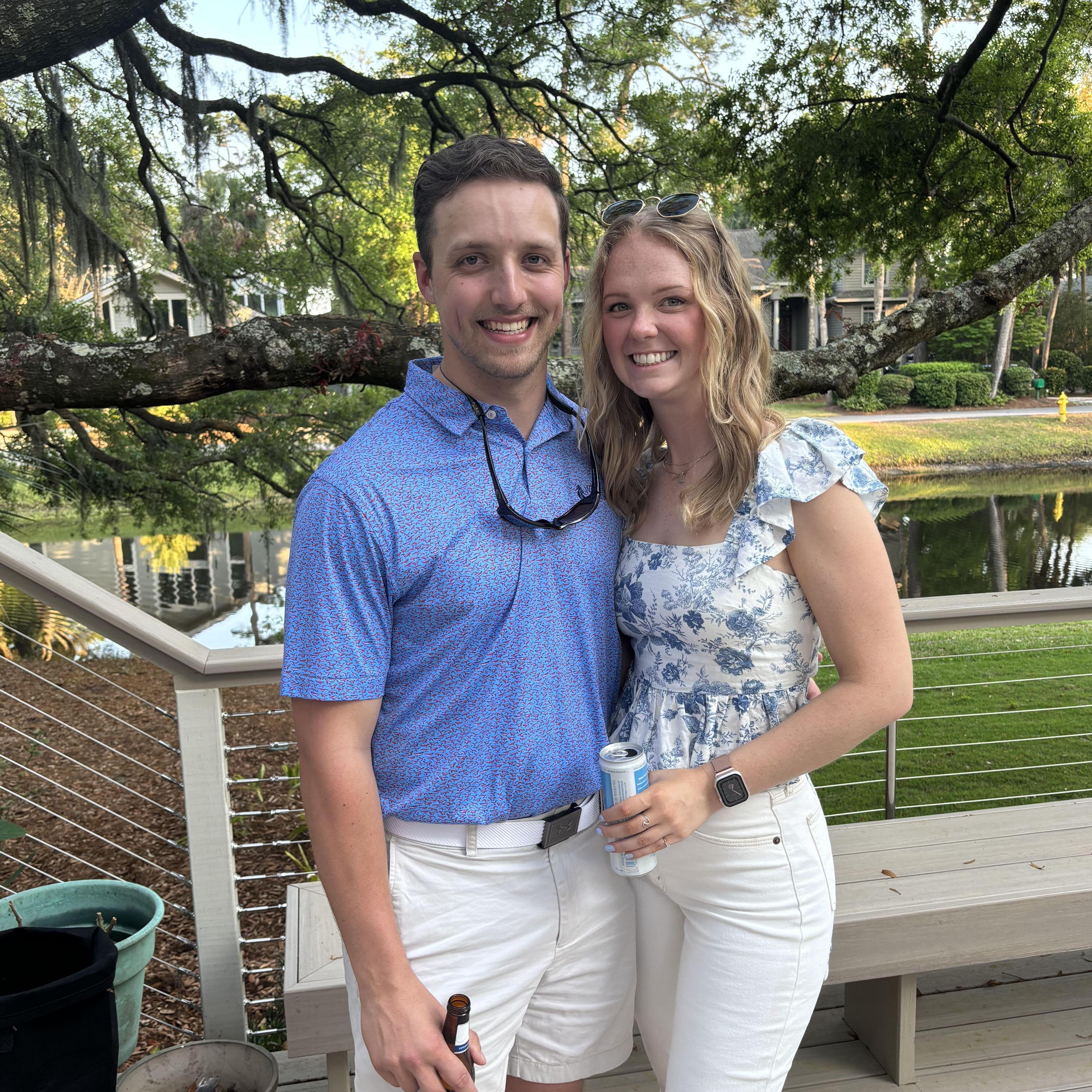 At the Kings’ home in Hilton Head