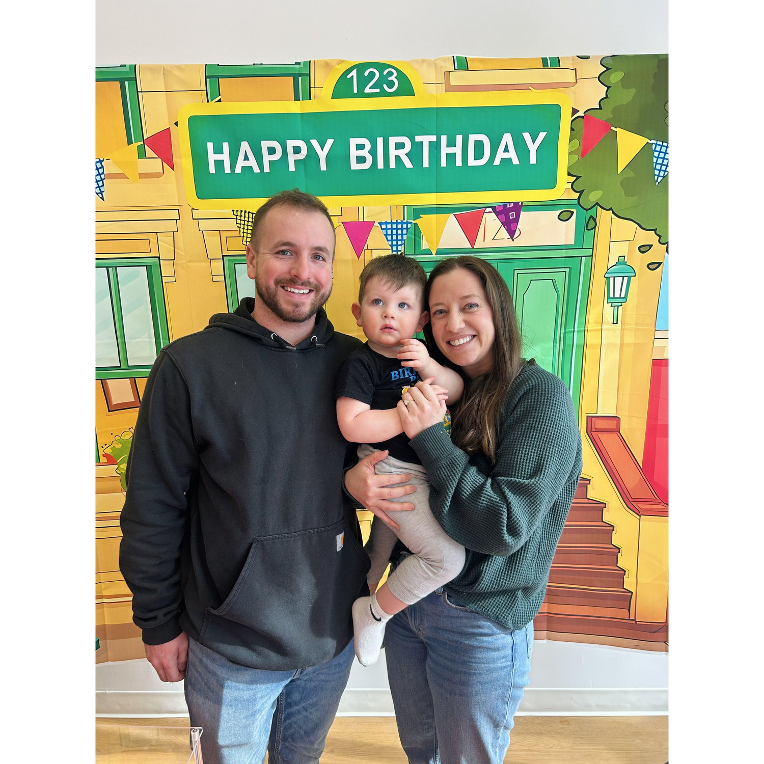 Hudsons 2nd Birthday. We love being Aunt CC & Uncle Pau Pau and can't wait to have him bring us our rings.