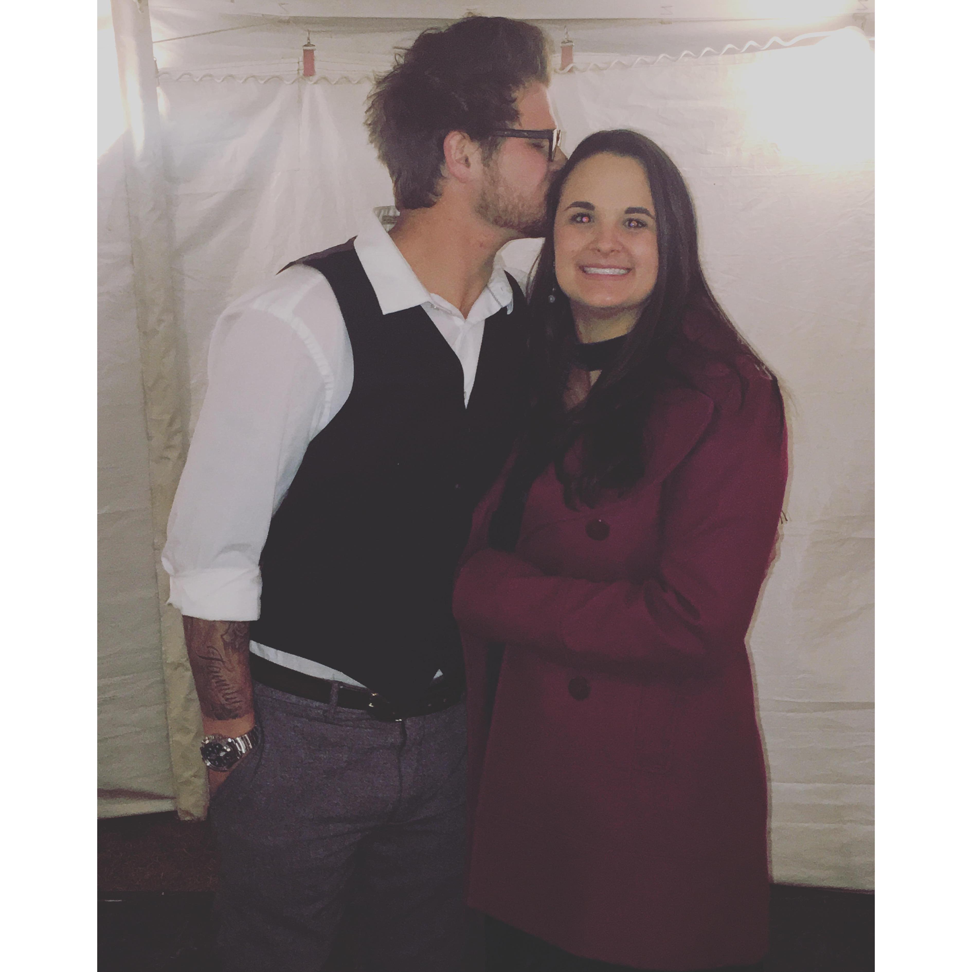 Our 1st wedding together!