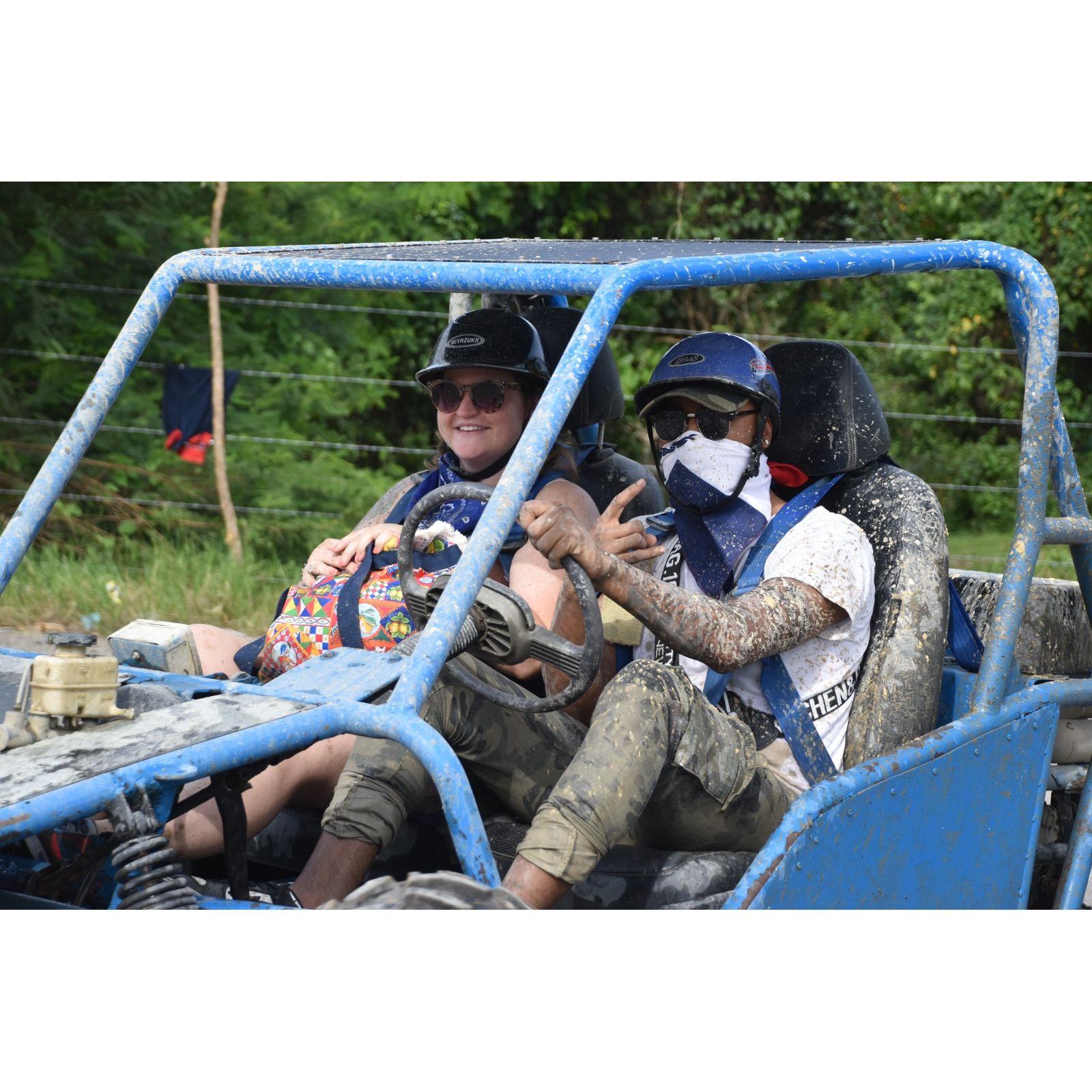 Mudding in DR for our cruise excursion