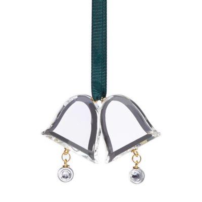kate spade new york Our First Christmas Bell Christmas Ornament in Clear Glass